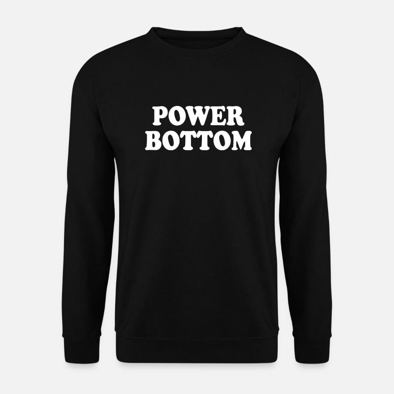 Power bottom - Unisex Sweatshirt - black