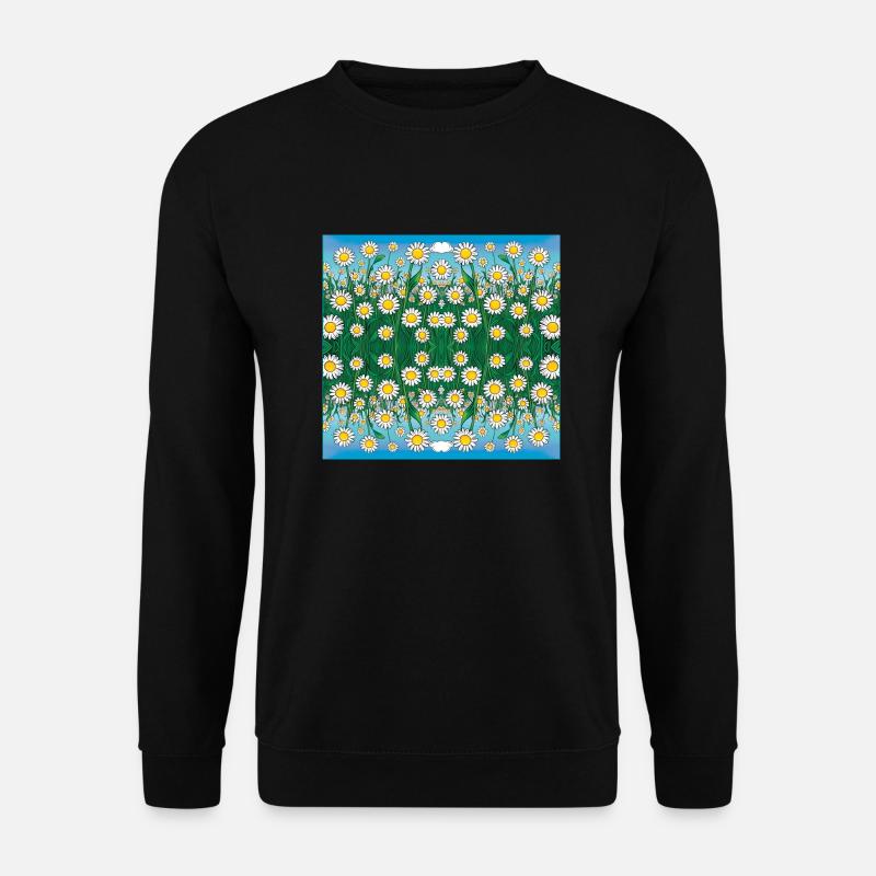 Texture de la margarita - Sweat-shirt Unisexe - noir