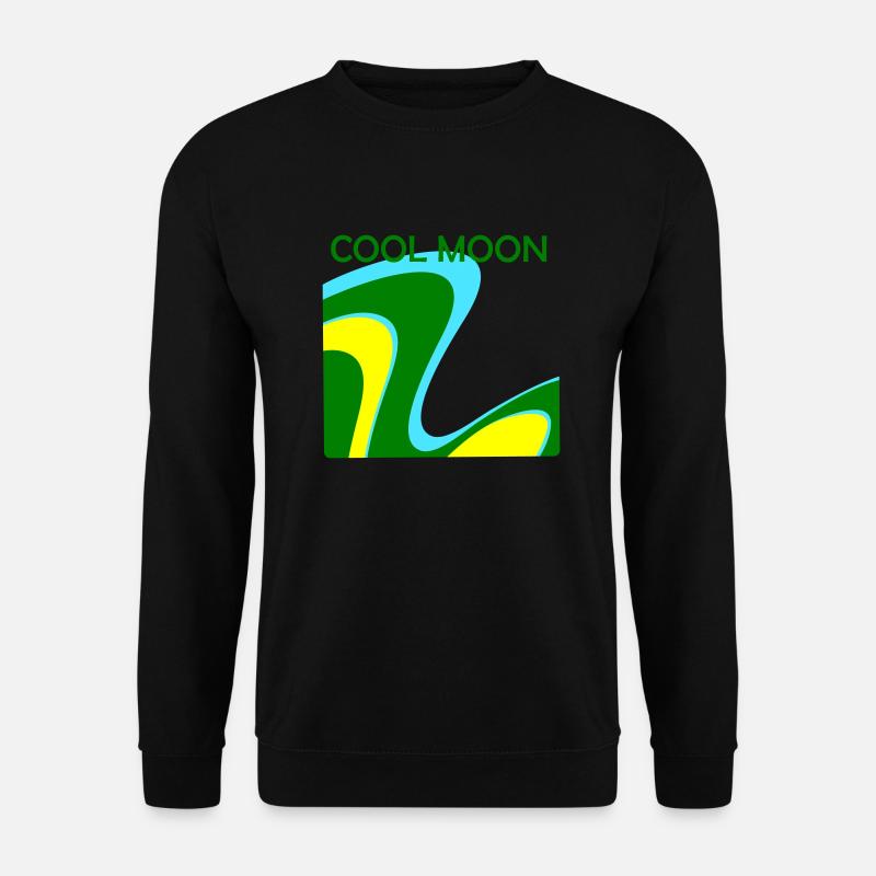 COOL MOON - Unisex Pullover - Schwarz