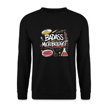 La science avec passion - Sweat-shirt Unisexe - noir - Devant - Alina (178cm) & Michal (187cm)