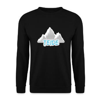 Mount Teide - Unisex Sweatshirt - black - Front - Alina (178cm) & Michal (187cm)