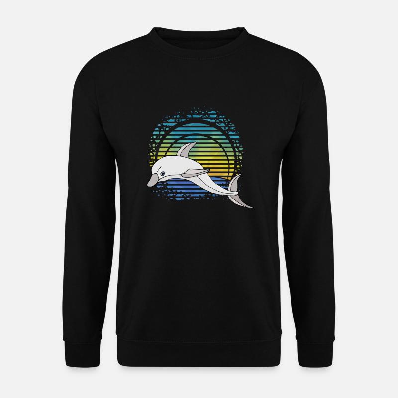 Dolphin - Unisex Sweatshirt - black