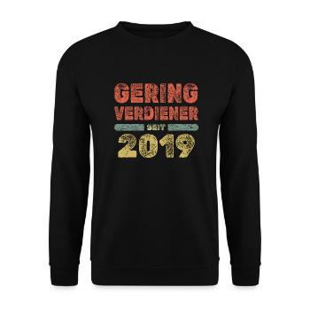 Décision 2019 - Sweat-shirt Unisexe - noir - Devant - Alina (178cm) & Michal (187cm)