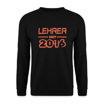 Lehrer 2016 - Unisex Pullover - Schwarz - Vorne - Alina (178cm) & Michal (187cm)