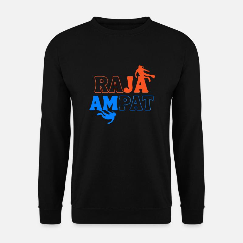 Raja Ampat Indonesia - Unisex Sweatshirt - black