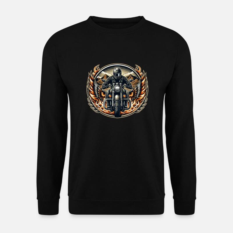 Motorcycle Logo - Unisex Sweatshirt - black