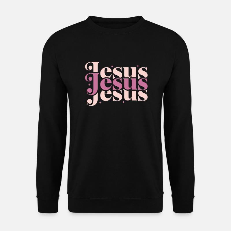 Jesus - Unisex Pullover - Schwarz