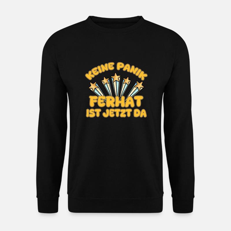 Vorname Ferhat - Unisex Pullover - Schwarz