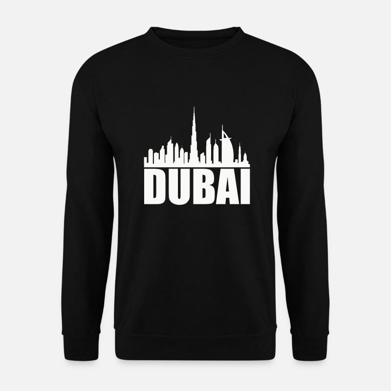 dubai skyline 1 - Unisex Pullover - Schwarz