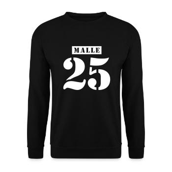 Malle 2025 Urlaub - Unisex Pullover - Schwarz - Vorne - Alina (178cm) & Michal (187cm)