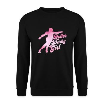 Roller Derby Fille Roller Derby Patinage - Sweat-shirt Unisexe - noir - Devant - Alina (178cm) & Michal (187cm)