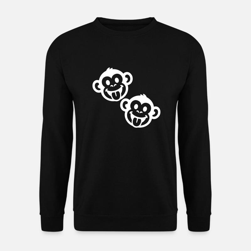 Monkey Party Funny - Unisex Sweatshirt - black