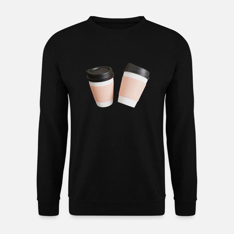 Kaffee - Unisex Pullover - Schwarz