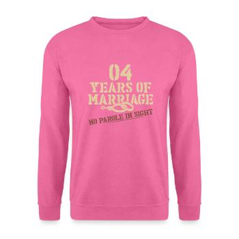 4 years and still linked - Unisex Sweatshirt - pink - Front