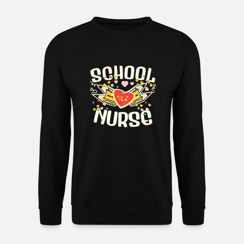 krankenschwester Schule schüler - Unisex Pullover - Schwarz