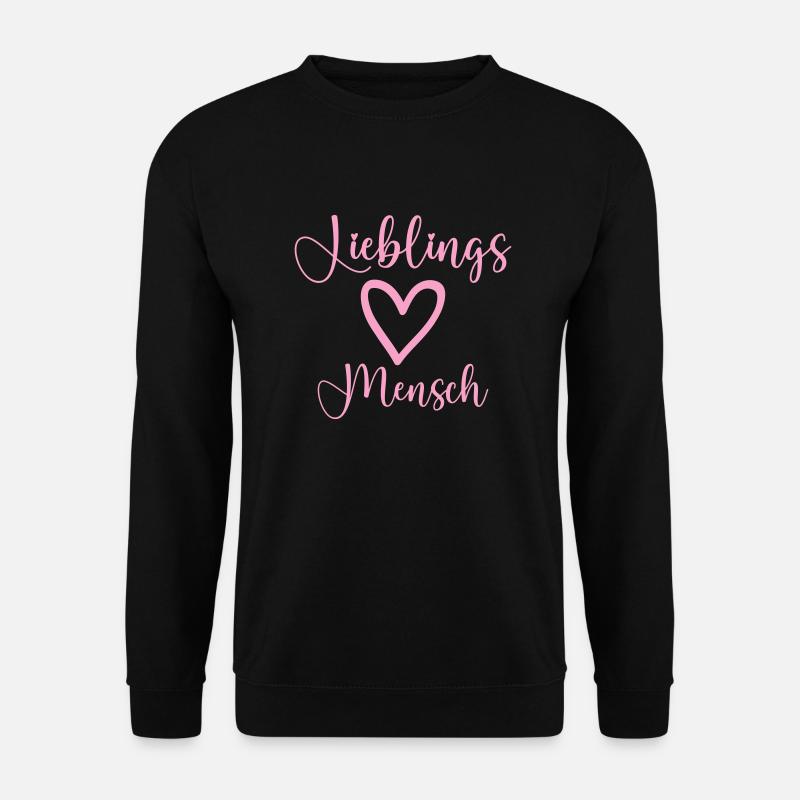 lieblingsmensch - Unisex Pullover - Schwarz