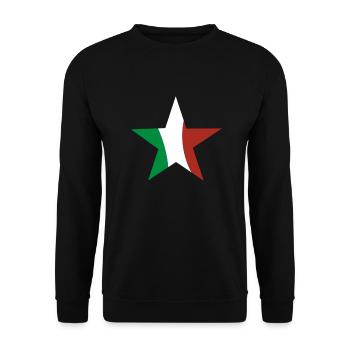 star_italy - Unisex Pullover - Schwarz - Vorne - Alina (178cm) & Michal (187cm)