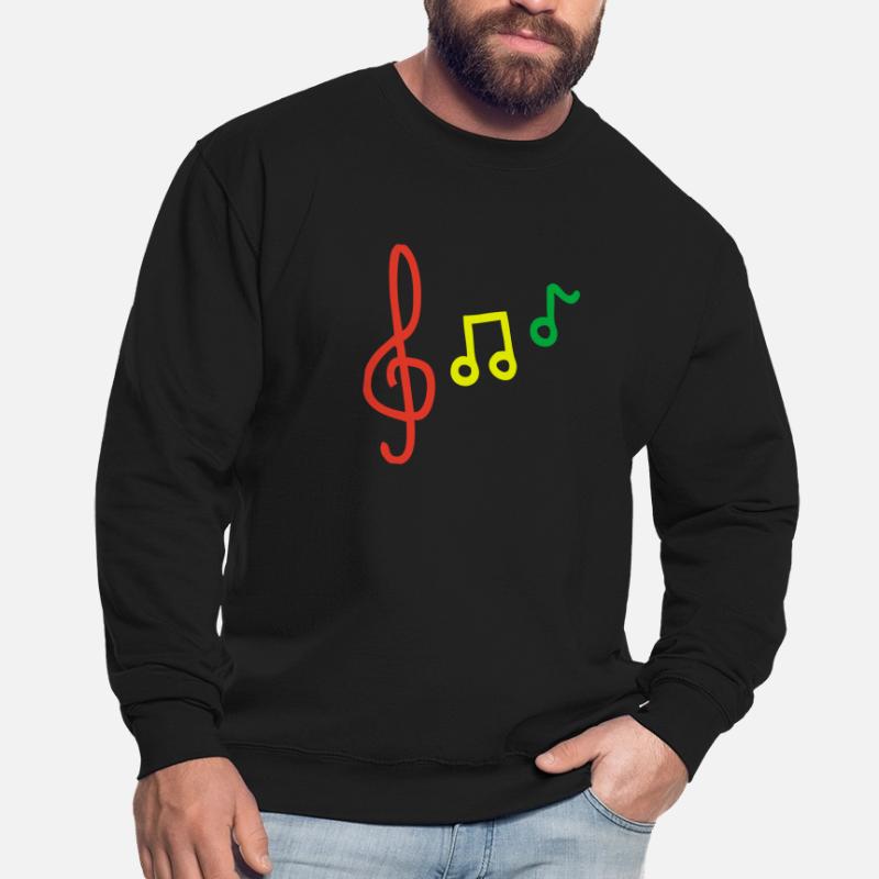 La note, notes, clés de note, musique, a retenti, Sweat-shirt Unisexe