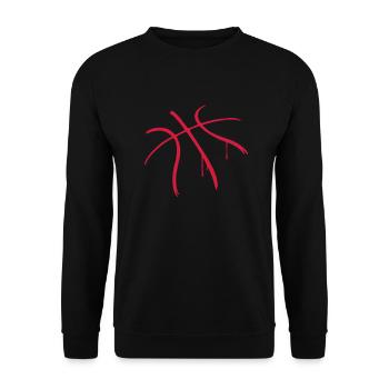 Basket-ball Basketball Basket - Sweat-shirt Unisexe - noir - Devant - Alina (178cm) & Michal (187cm)