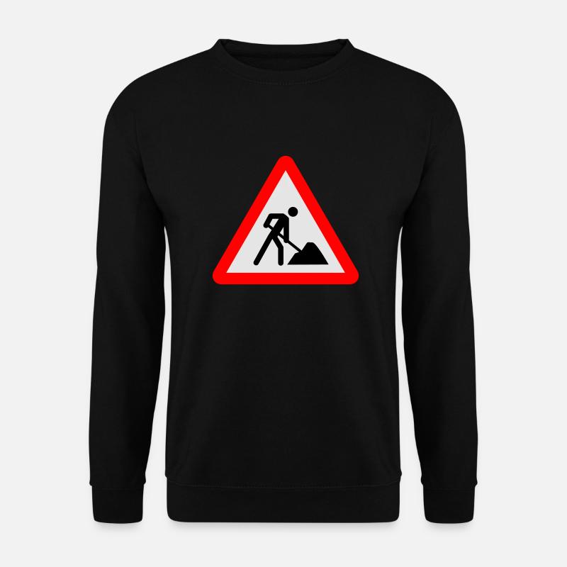 Baustelle - Unisex Pullover - Schwarz