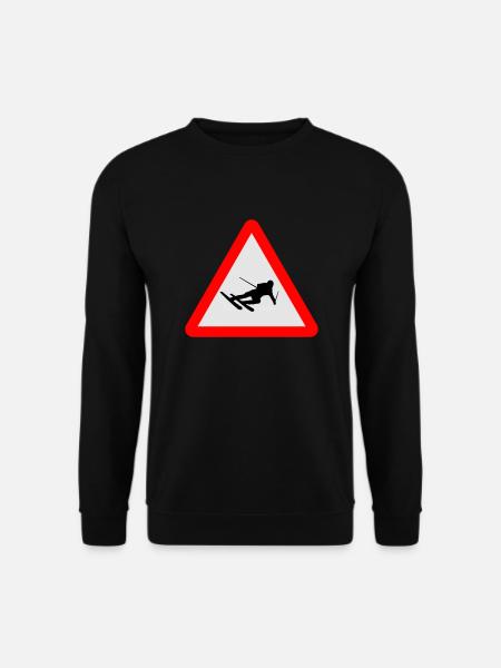 Ski - Sweat-shirt Unisexe - noir