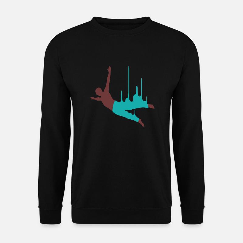 basejumper_2f - Unisex Pullover - Schwarz