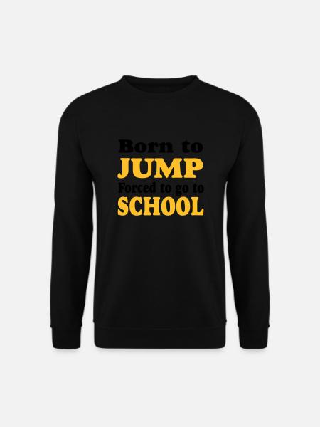 Weitsprung - Hochsprung - Unisex Pullover - Schwarz
