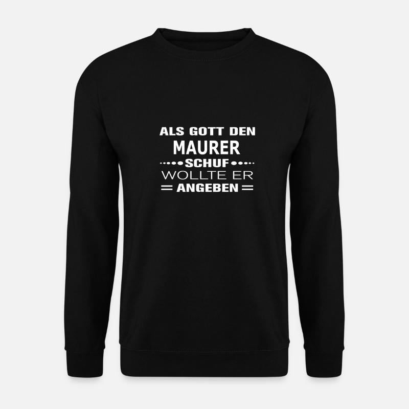 MAURER - Unisex Pullover - Schwarz