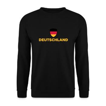 Drapeau national de l’Allemagne - Sweat-shirt Unisexe - noir - Devant - Alina (178cm) & Michal (187cm)