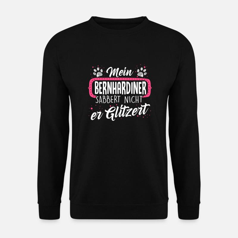BERNHARDINER - sabber - Unisex Pullover - Schwarz