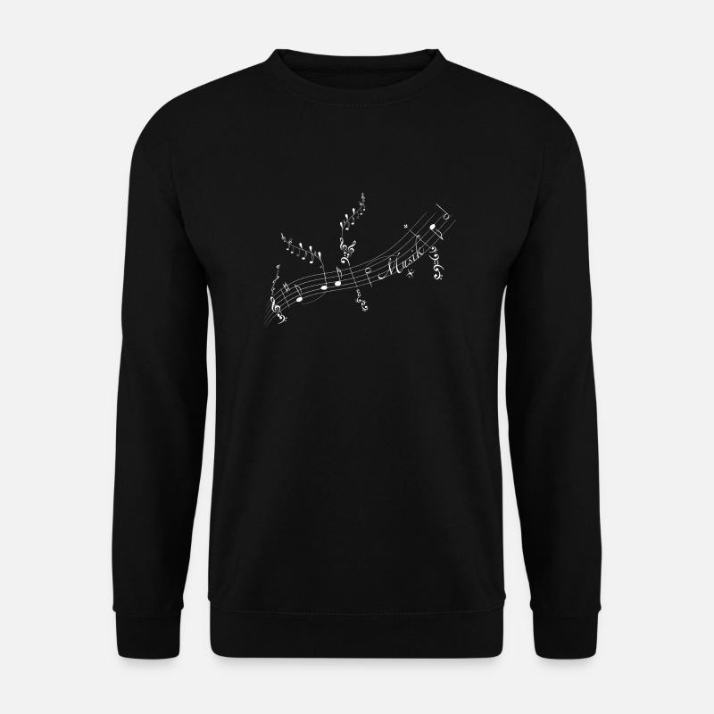 White marks - Unisex Sweatshirt - black