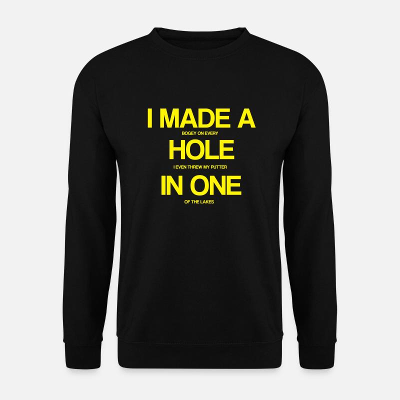 Ich ein Loch in ONE - Unisex Pullover - Schwarz
