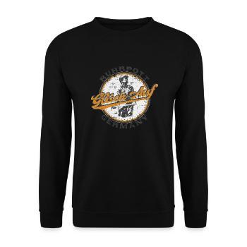 Ruhrpott Steiger grey - Unisex Pullover - Schwarz - Vorne - Alina (178cm) & Michal (187cm)