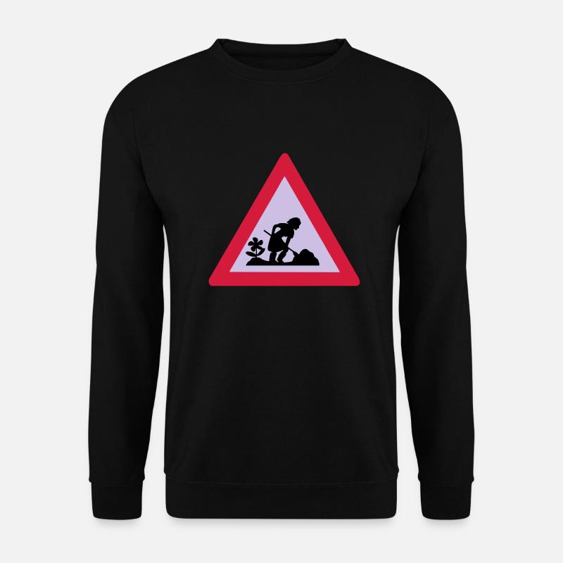 baustelle - Unisex Pullover - Schwarz