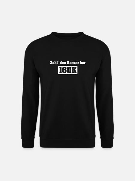 Zahl' den Benzer bar, 160 K - Unisex Pullover - Schwarz