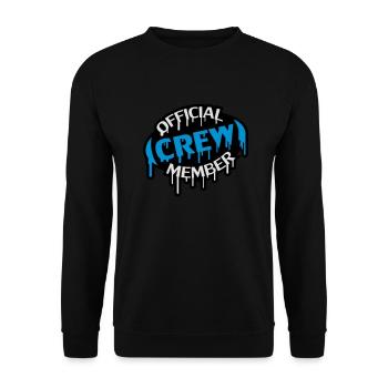 Official Crew Member Stamp - Sweat-shirt Unisexe - noir - Devant - Alina (178cm) & Michal (187cm)