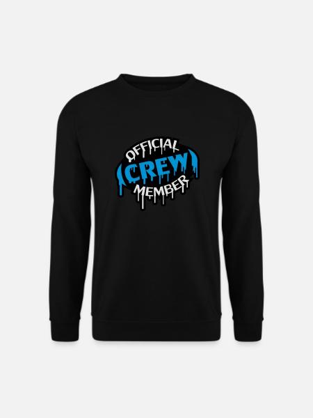 Official Crew Member Stamp - Unisex Sweatshirt - black
