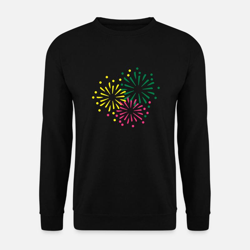 Feuerwerk - Unisex Pullover - Schwarz