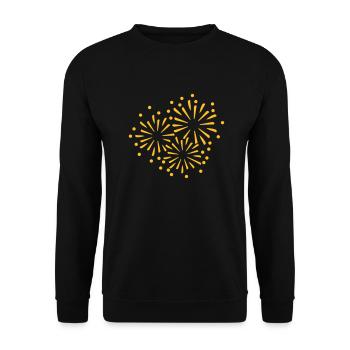 Fireworks - Unisex Sweatshirt - black - Front - Alina (178cm) & Michal (187cm)