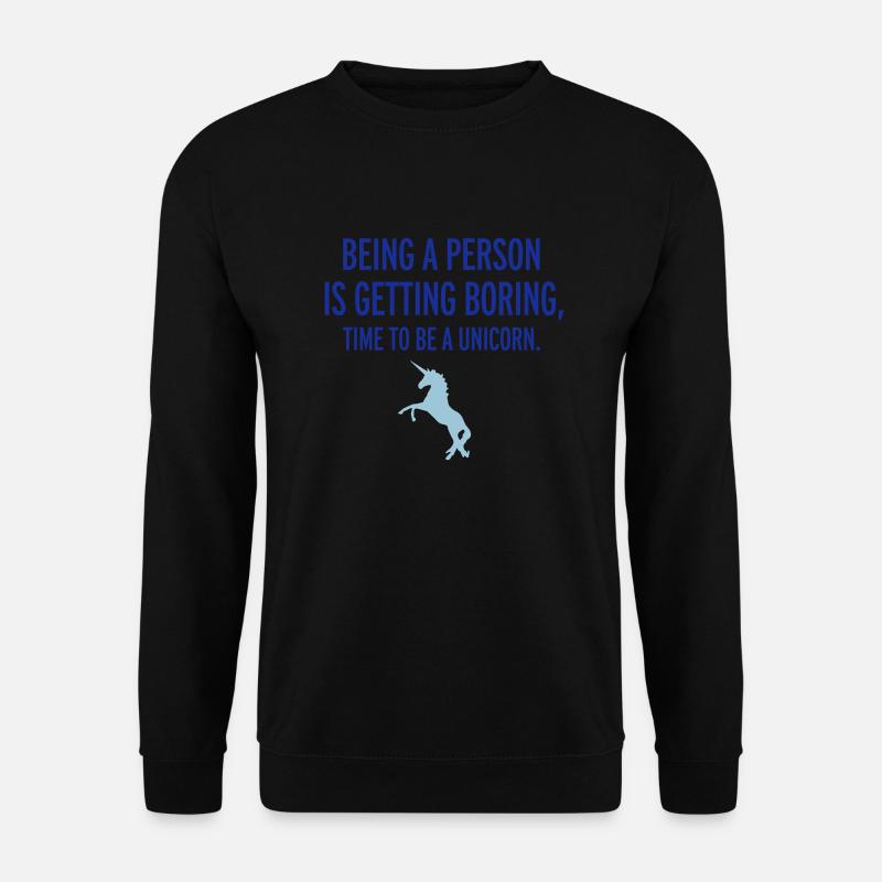 Unicorn - Unisex Pullover - Schwarz