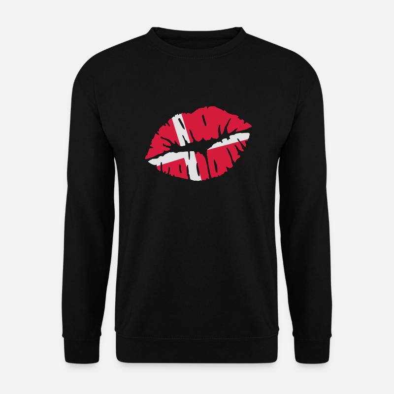 Dänemark - Unisex Pullover - Schwarz
