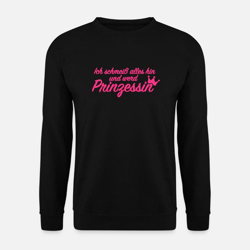 Prinzessin - Unisex Pullover - Schwarz