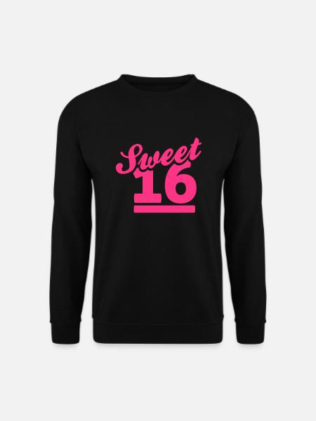 sweet 16 - Unisex Sweatshirt - black