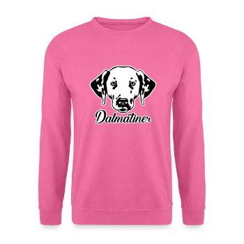 Dalmatiner - Unisex Pullover - Pink - Vorne