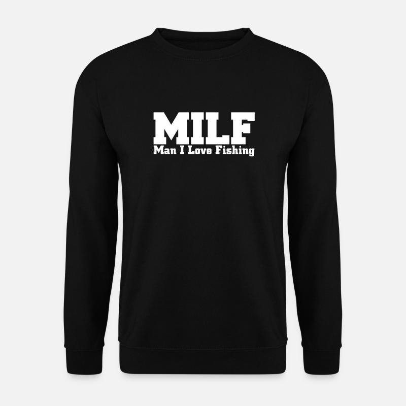 FISCHEN - Mann, ich liebe Angeln - Unisex Pullover - Schwarz