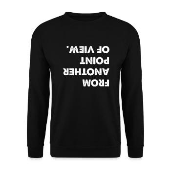 From Another Point Of View - Unisex Sweatshirt - black - Front - Alina (178cm) & Michal (187cm)