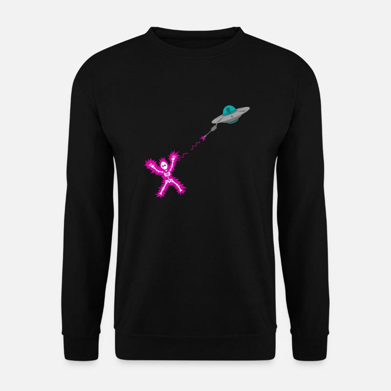 Ufo Alien Laser - Unisex Pullover - Schwarz