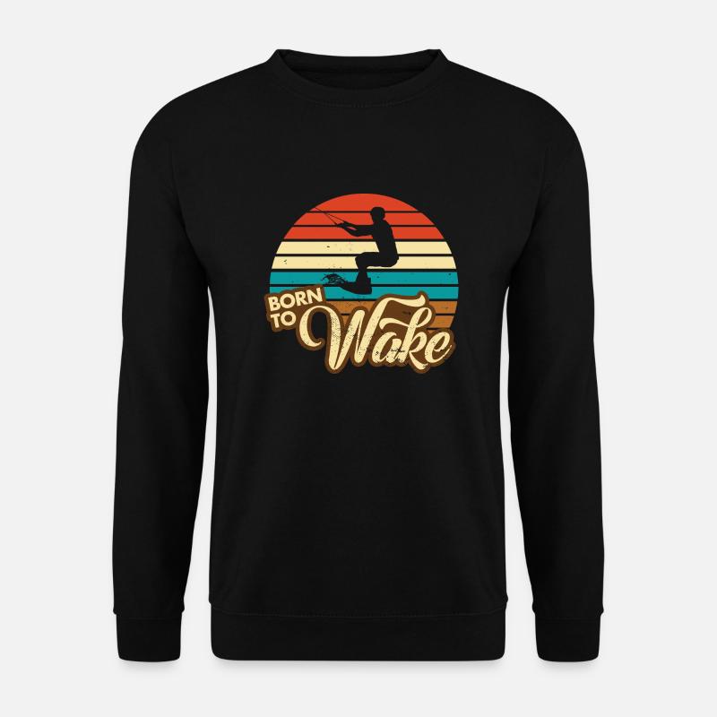 Born to Wake - Unisex Pullover - Schwarz