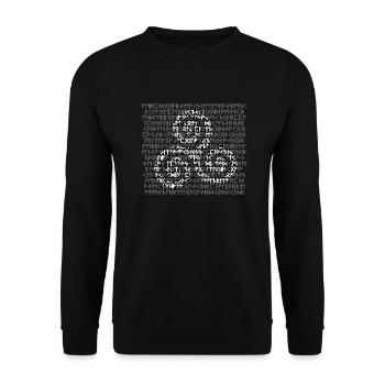 Symbole viking - Sweat-shirt Unisexe - noir - Devant - Alina (178cm) & Michal (187cm)