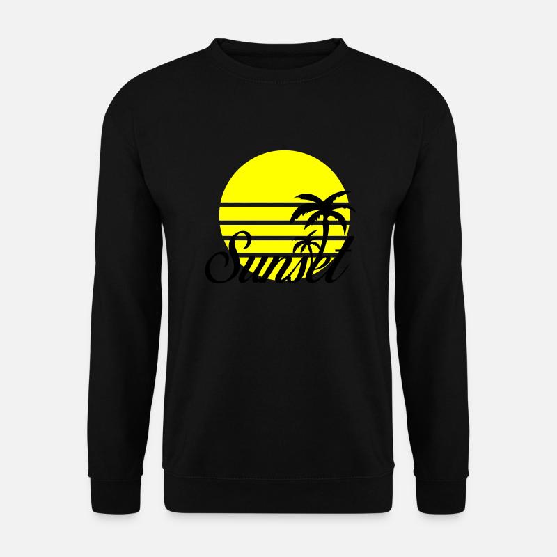 sunset - Unisex Pullover - Schwarz